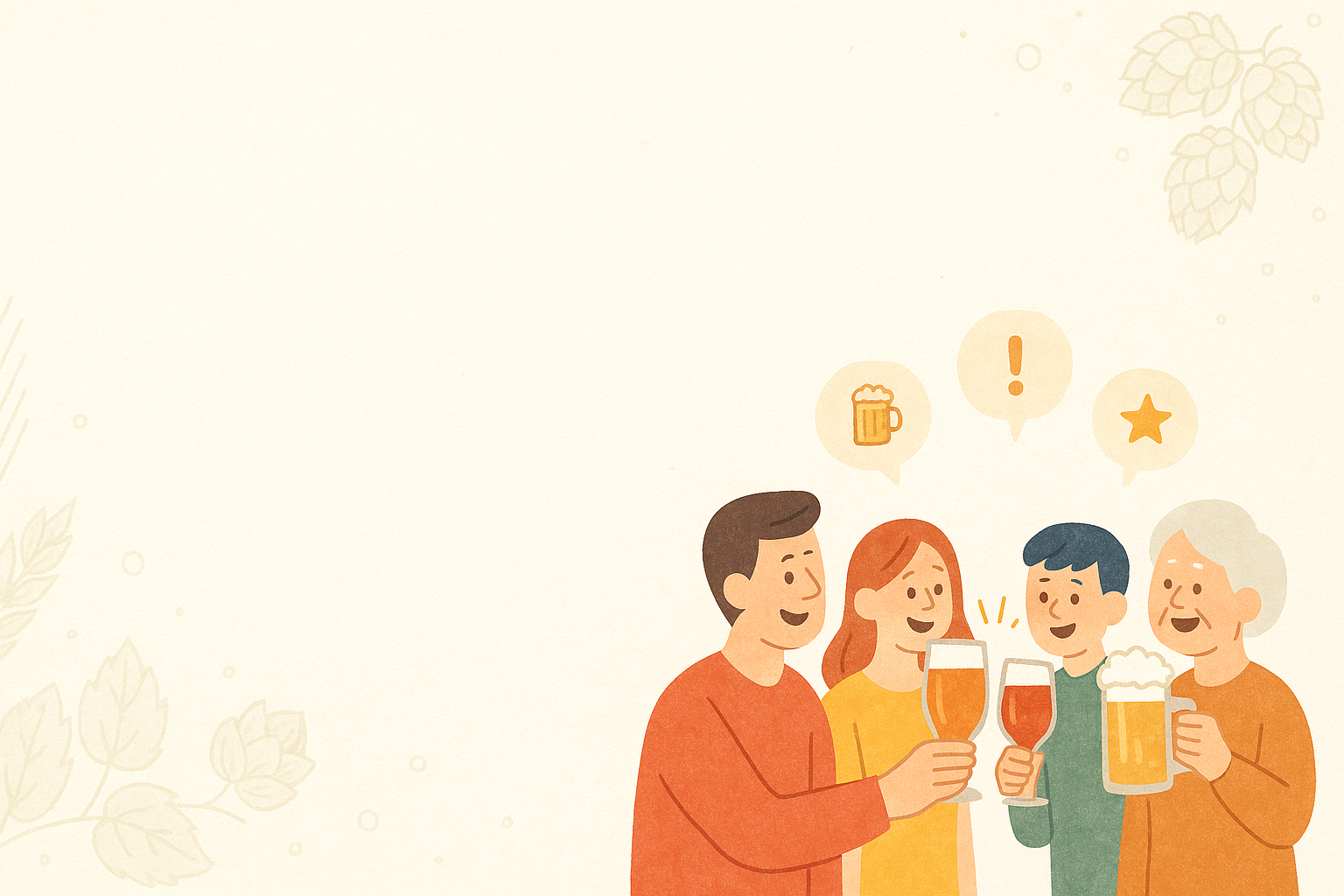 ビールのキービジュアル